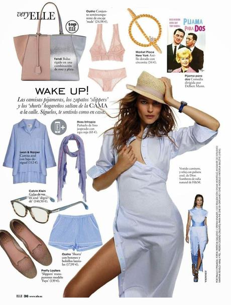 Viktorija Bauzyte For Elle Magazine, Spain, June 2014 Viktorija Bauzyte For Elle Magazine, Spain, June 2014