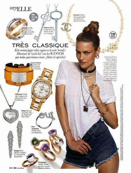 Viktorija Bauzyte For Elle Magazine, Spain, June 2014 Viktorija Bauzyte For Elle Magazine, Spain, June 2014