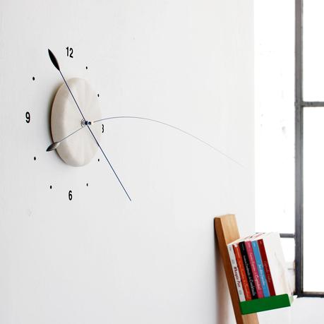 Studio VE. The Poetry of Time Lithe Clock Blue by Shay Carmon and Ben Klinger
