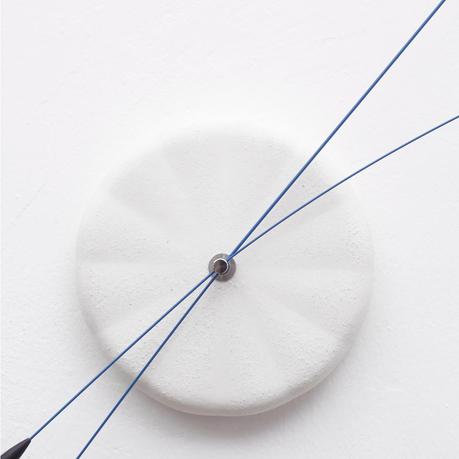 Studio VE. The Poetry of Time Lithe Clock Blue by Shay Carmon and Ben Klinger