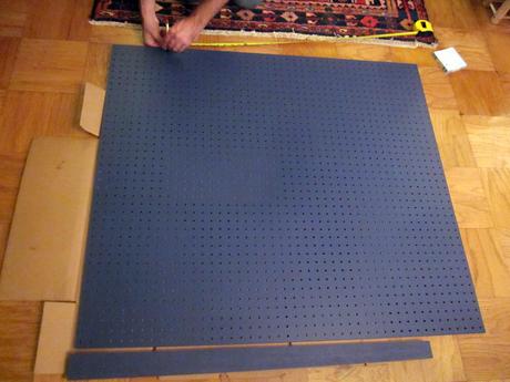 How To: A Kitchen Pegboard Wall Organizer