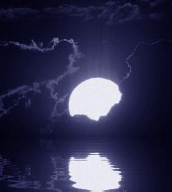 Moon Water Night Lovely
