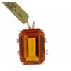 Bloggy Bling / 18kt Yellow Gold Large Citrine and Diamond Pendant... Wedding Wednesday: Citrine Dream