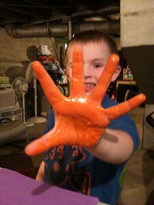 Explore Art Projects: Complementary Hand Prints/ Thankful Tree