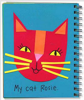 Cat Collage Art Journal Page