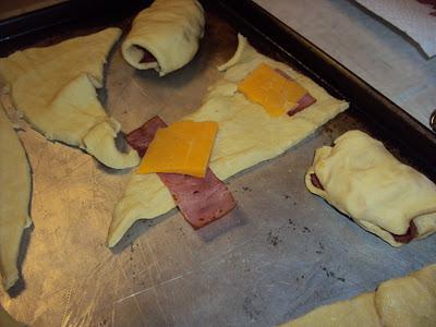 Ham and Cheese Crescent Roll Ups Ham and Cheese Crescent Roll Ups
