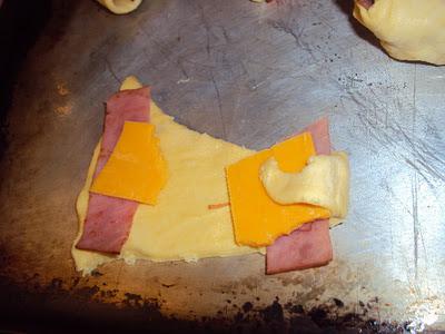 Ham and Cheese Crescent Roll Ups Ham and Cheese Crescent Roll Ups