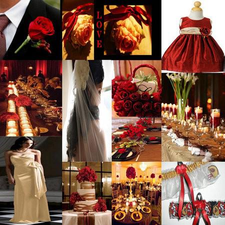 Elegant Christams Wedding Colors Source projectweddingcom via Loretta on