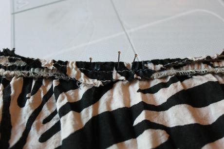 DIY: making a top into a skirt