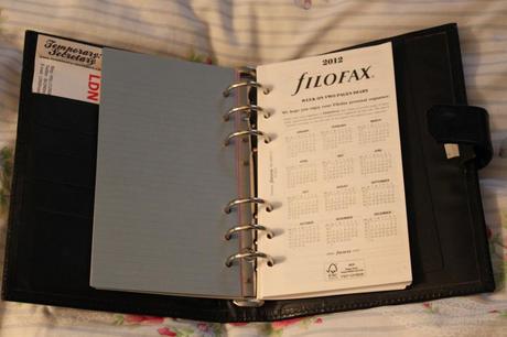 Owning a filofax - the sign of being a grown up