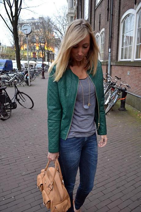 Wearing my green jacket today, the last working day ...