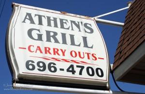 Athens Grill in Lowell, Indiana A Sign of Good Food to Come