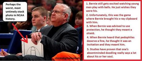 Bernie Fine and His Clipboard of Evil: Caption Contest for the Best/Worst Photo Ever? Bernie Fine and His Clipboard of Evil: Caption Contest for the Best/Worst Photo Ever?