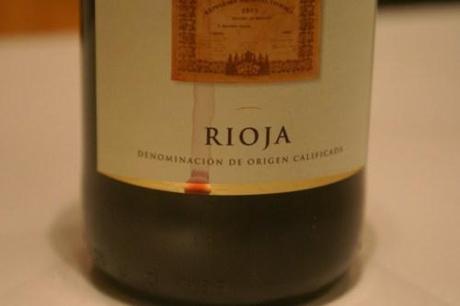 Bottle of Rioja