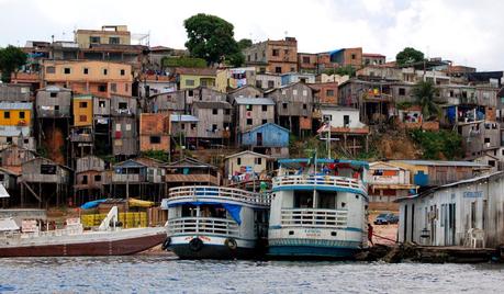 Houses on the outskirts of Manaus , Brazil