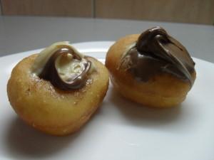 Doughnuts with Vanilla and Chocolate cream