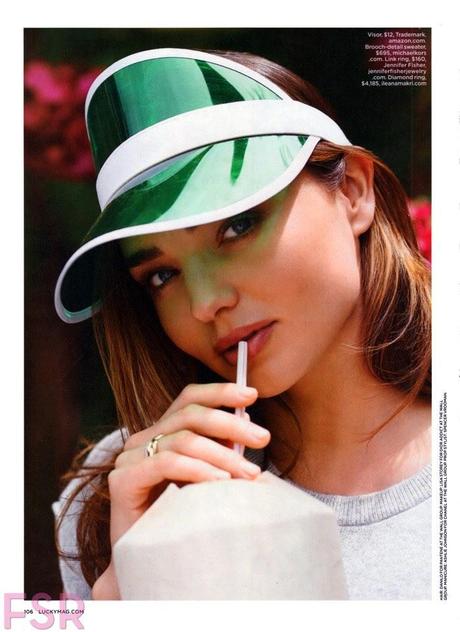 Miranda Kerr For Lucky Magazine, June/July 2014