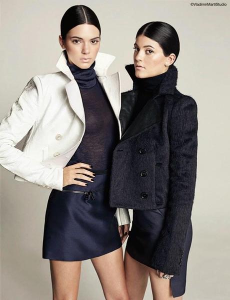 Kendall and Kylie Jenner For Marie Claire Magazine, South Africa, June 2014