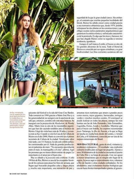 Tania Pozzebom For Conde Nast Traveller Magazine, Spain, June 2014
