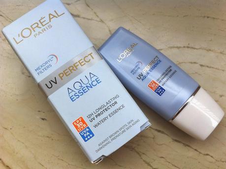 L'Oreal Paris UV Perfect Aqua Essence with SPF 30 - Review