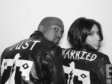 Just Married Jackets Kim Kardashian Kanye West