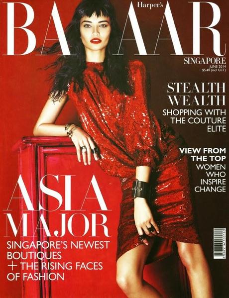 Shanina Shaik For Harper’s Bazaar Magazine, Singapore, June 2014