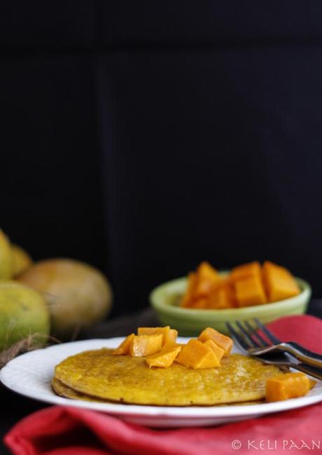 Spiced Mango Pancakes..