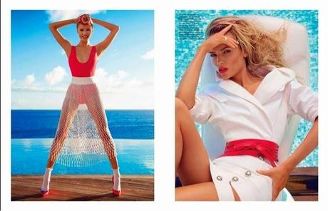 Natasha Poly for Vogue Paris June/July 2014 Story