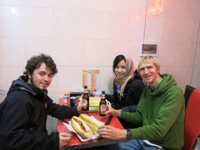 Friday’s Featured Food: Beers and Hamburgers in Tabriz on my First Night in Iran beer tabriz iran