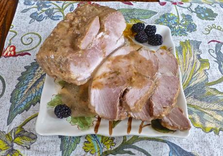 Sweet Apple and Rosemary Slow Cooker Pork Leg Roast (SCD, Paleo, GAPS, Pork)