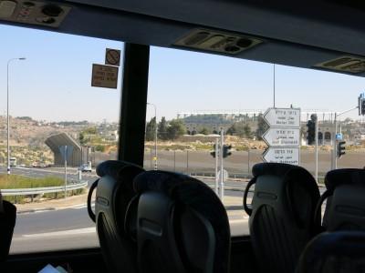 World Borders: How to Get from Jerusalem to Bethlehem (Israel to Palestine) On our bus heading from Jerusalem to Bethlehem across the border