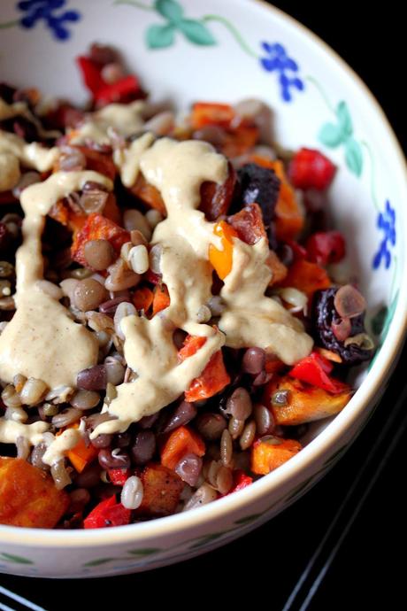 The Kitchen Grrrls' Beet and Sweet Bowl (Beet and Sweet Potato Bowl)