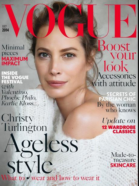 Christy Turlington For Vogue Magazine, UK, July 2014