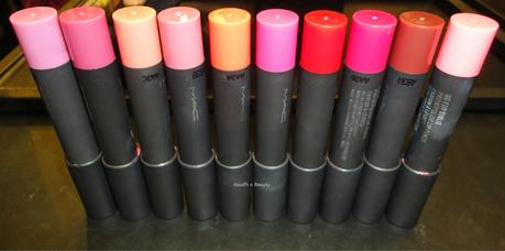 Swatch Santa - MAC PatentPolish Lip Crayons (Launching this June)