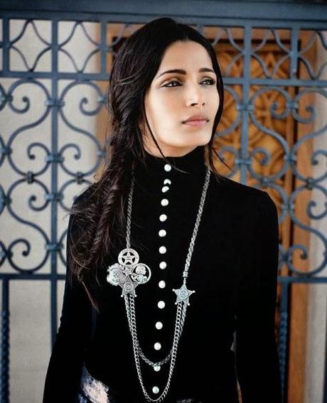 Freida Pinto for Harper’s Bazaar Magazine, Arabia, June 2014