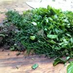 HOMEMADE HERB BUTTER Chopped Herbs