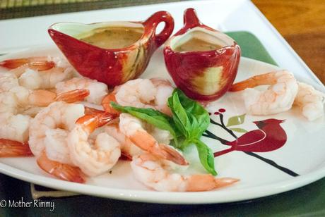 Appetizer Recipe: Shrimp with Spicy Chili Garlic Peanut Sauce Shrimp and Chili Garlic Peanut Sauce