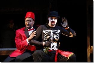 Bernard Holcomb and David Govertsen star in Chicago Opera Theater's Review: The Emperor of Atlantis / The Clever One (Chicago Opera Theater)
