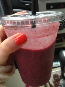 Or I can go to a juice bar on a random Monday afternoon on my way to do some window shopping. 