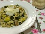 Vegetarian Risottos – Aubergine and Mushroom + Spinach, Courgette and Mushroom