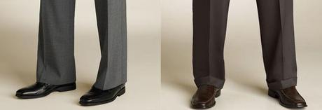 Style Checklist: What to look for when buying pants Pants with no cuffs (left) and pants with cuffs (right)