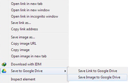 Google Drive extension for Google Chrome