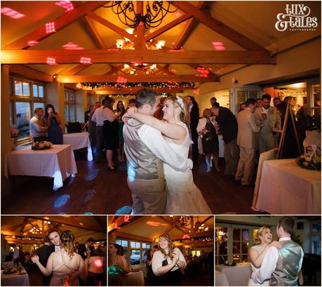 bride & groom first dance at the alma inn in Yorkshire
