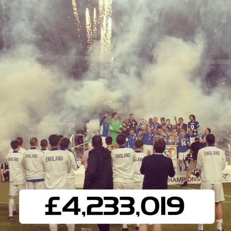 Stephen Moyer at Soccer Aid 2014 helping to raise £4.2 Million 10295352_10152424822756251_4765068861241747106_o