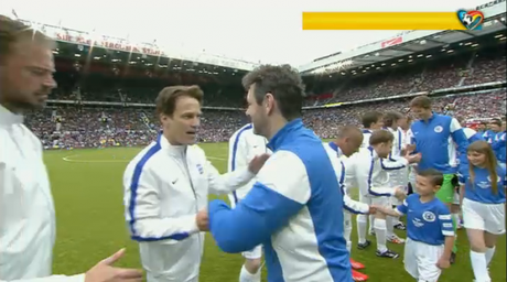 Stephen Moyer at Soccer Aid 2014 helping to raise £4.2 Million Stephen Moyer at Soccer Aid 2014 helping to raise £4.2 Million