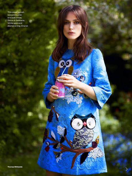 Keira Knightley For Elle Magazine, UK, July 2014