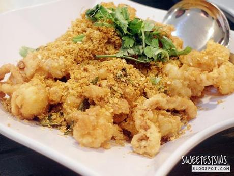 gu ma jia cereal sotong with curry leaves