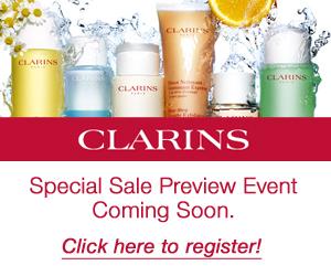 Clarins, Clarins Sale Preview