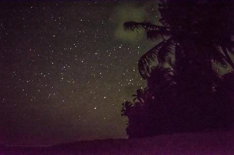 Night sky at Matura Beach