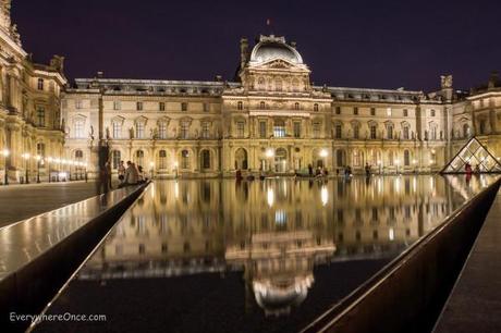The Louvre at Night, Paris